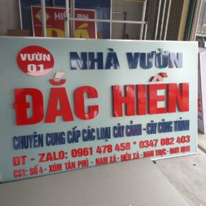 Biển Alu chữ nổi 08