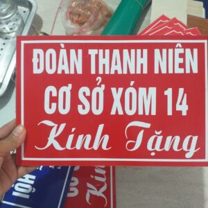 Biển dán đề can 08