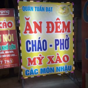 Biển bạt hộp đèn 04