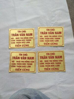 Biển chức danh 04