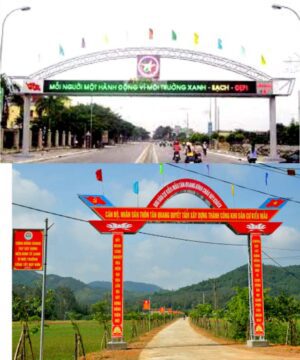 Mẫu cổng chào 08