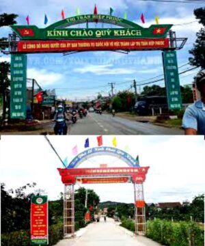 Mẫu cổng chào 07