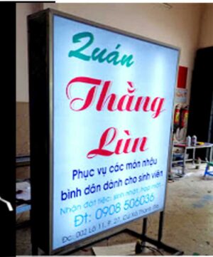 Biển bạt hộp đèn 09