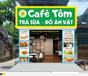 Biển hiệu tôn sóng chữ nổi