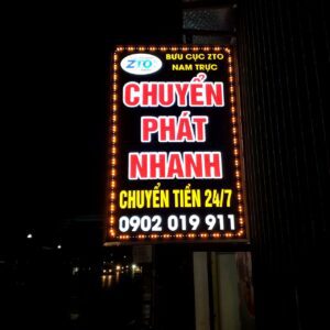 Biển led âm bản