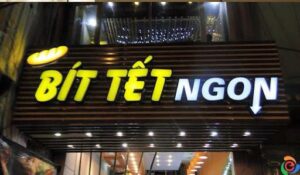 Biển thanh lam tôn chữ nổi