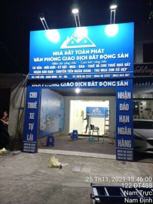 Biển alu chữ nổi