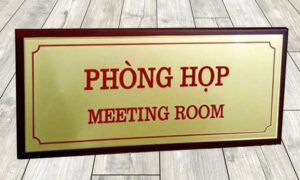 Biển phòng đồng ăn mòn, đế gỗ