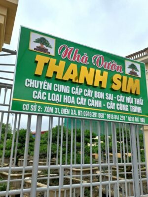 Biển Alu chữ nổi