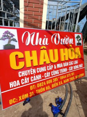 Biển Alu chữ nổi