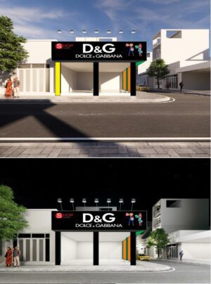 Biển alu chữ nổi