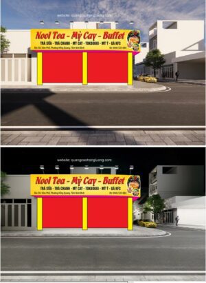 Biển hiệu ăn vặt